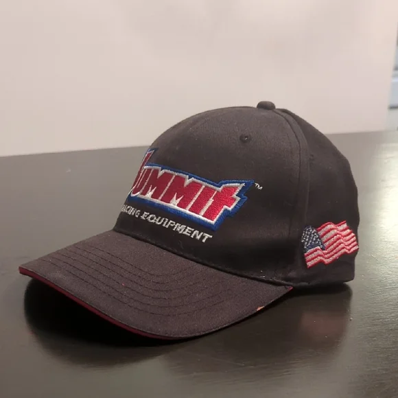 SUMMIT Racing Equipment Black Racing Hat Embroidered - Picture 2 of 7